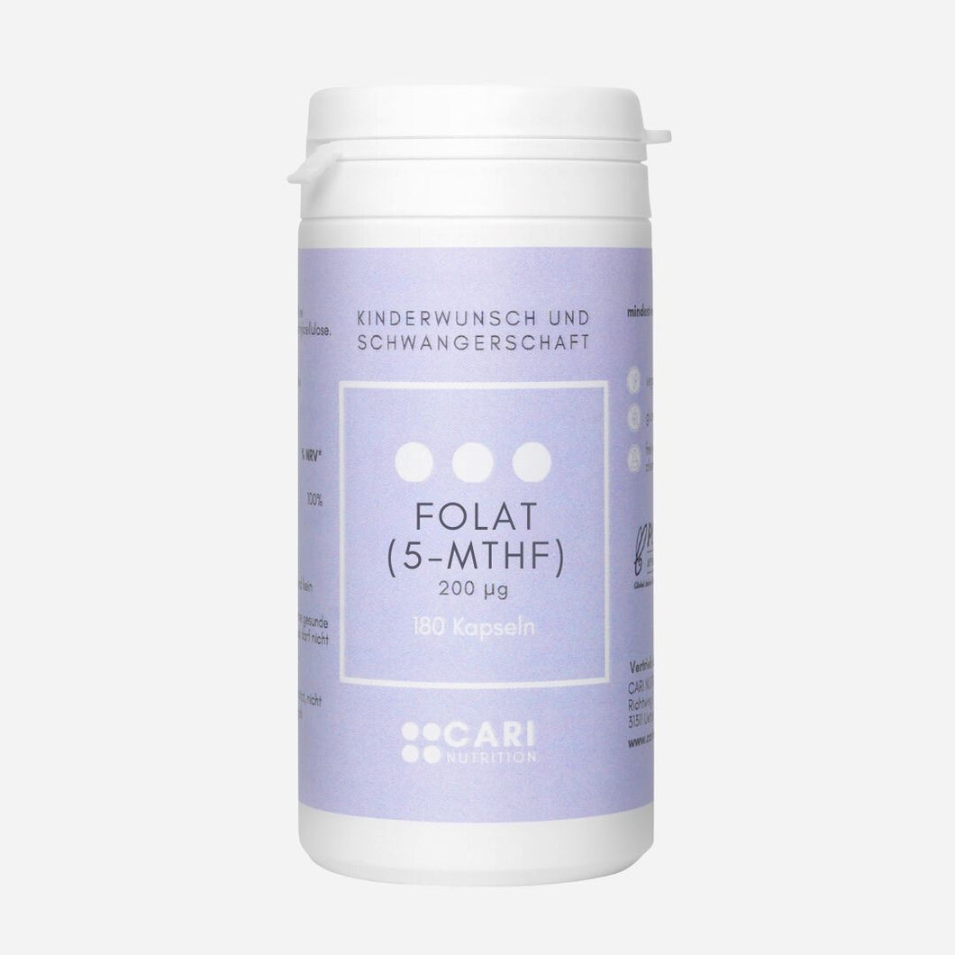 Folsäure (Folat) (200 µg) CARI Nutrition 